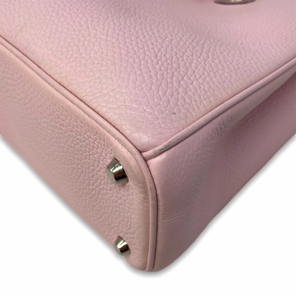 Dior Medium Pebbled Leather Diorissimo Tote - Picture 9 of 13